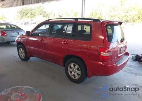 2002 Toyota Highlander V6 из США, поврежденный, VIN JTEGF21A020066403